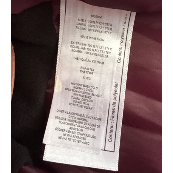 Tommy Hilfiger Coat Womens XL Puffer Black Winter Removable Hood NWOT - Picture 11 of 13